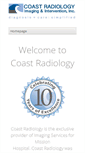 Mobile Screenshot of coastradiology.com